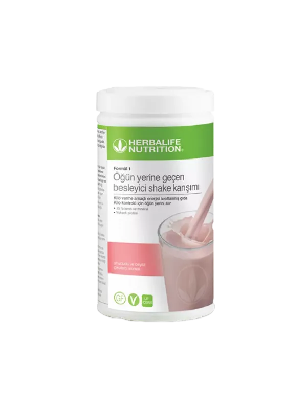Herbalife Formül 1 Besleyici Shake Karışımı Ahududu Ve Beyaz Çikolata Aromalı Ahududu 500gr
