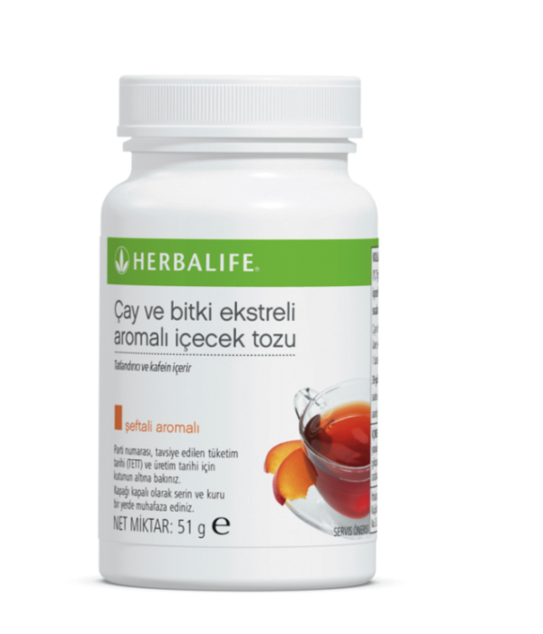 Çay ve Bitki Ekstreli Aromalı İçecek Tozu Şeftali 51 g